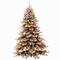 7.5ft. Pre-Lit Flocked Princess Pine Artificial Christmas Tree, Clear Lights